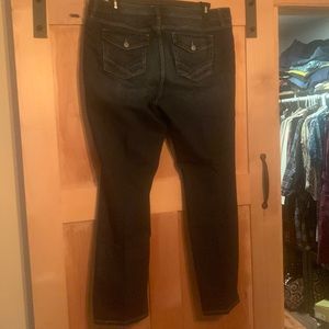 Torrid barely bootcut dark denim jeans… like new